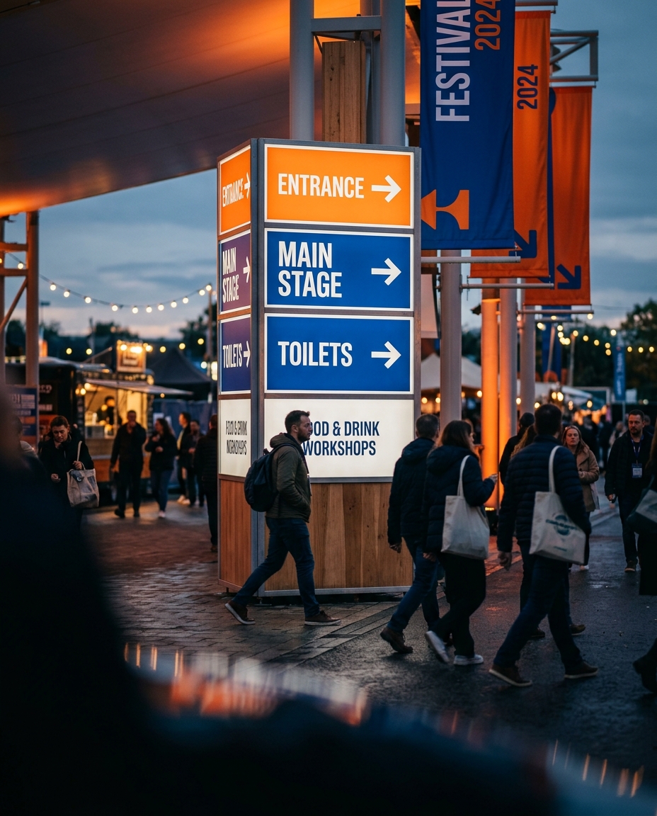 Signalétique événementielle